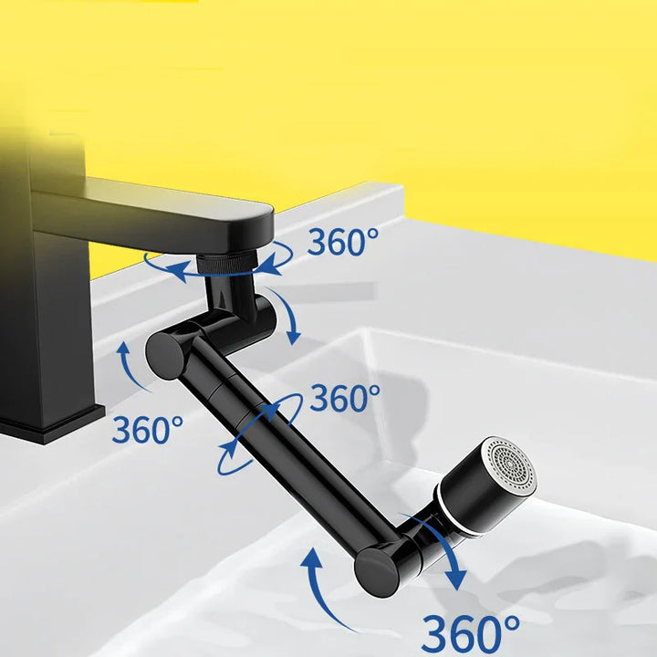 FlexiFlow 360° rotatable and extendable faucet head Bowlift