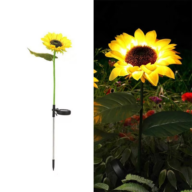 BowLift | Solar-Powered LED Sunflower Lights for Gardens and Yards