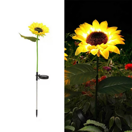BowLift | Solar-Powered LED Sunflower Lights for Gardens and Yards