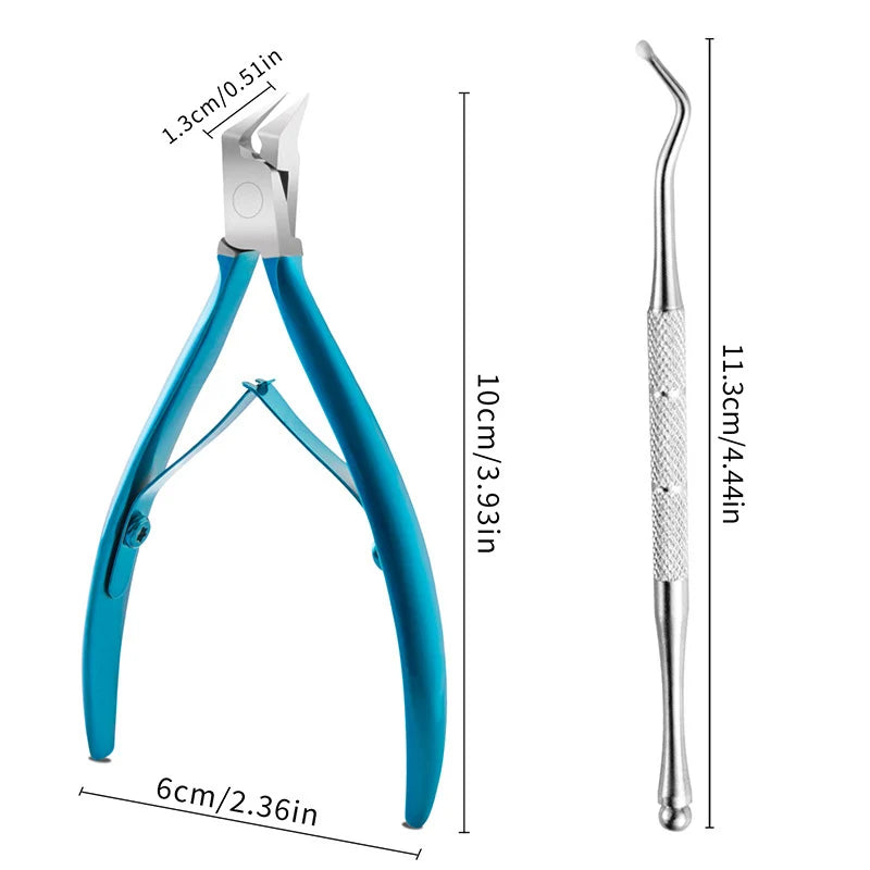 BowLift | MediVera | Nail clippers for ingrown & thick toenails | Professional stainless steel nail clipper | Precision forceps for foot care & podiatry
