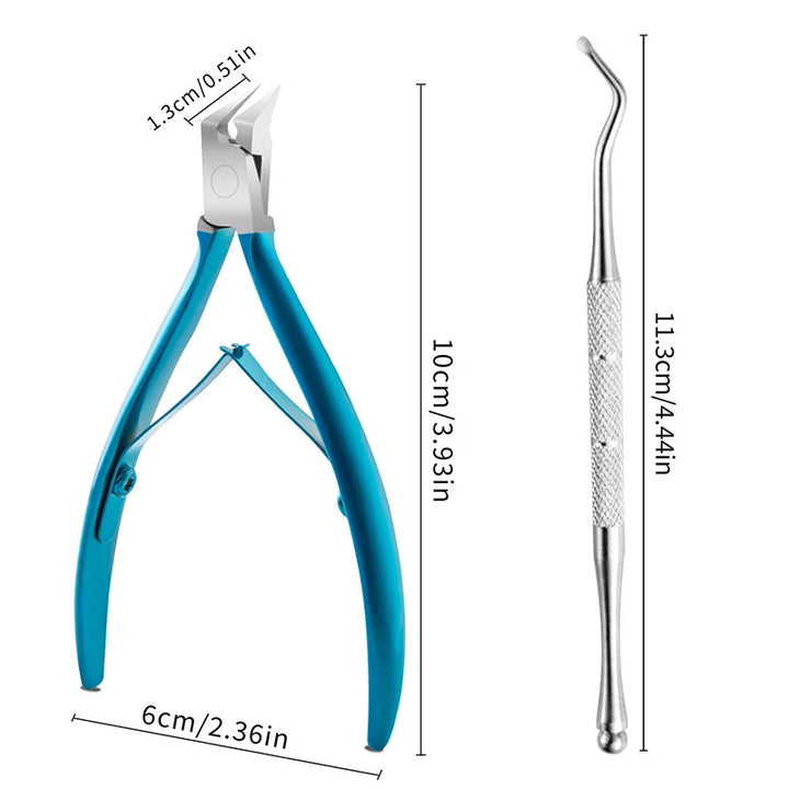 BowLift | MediVera | Nail clippers for ingrown & thick toenails | Professional stainless steel nail clipper | Precision forceps for foot care & podiatry