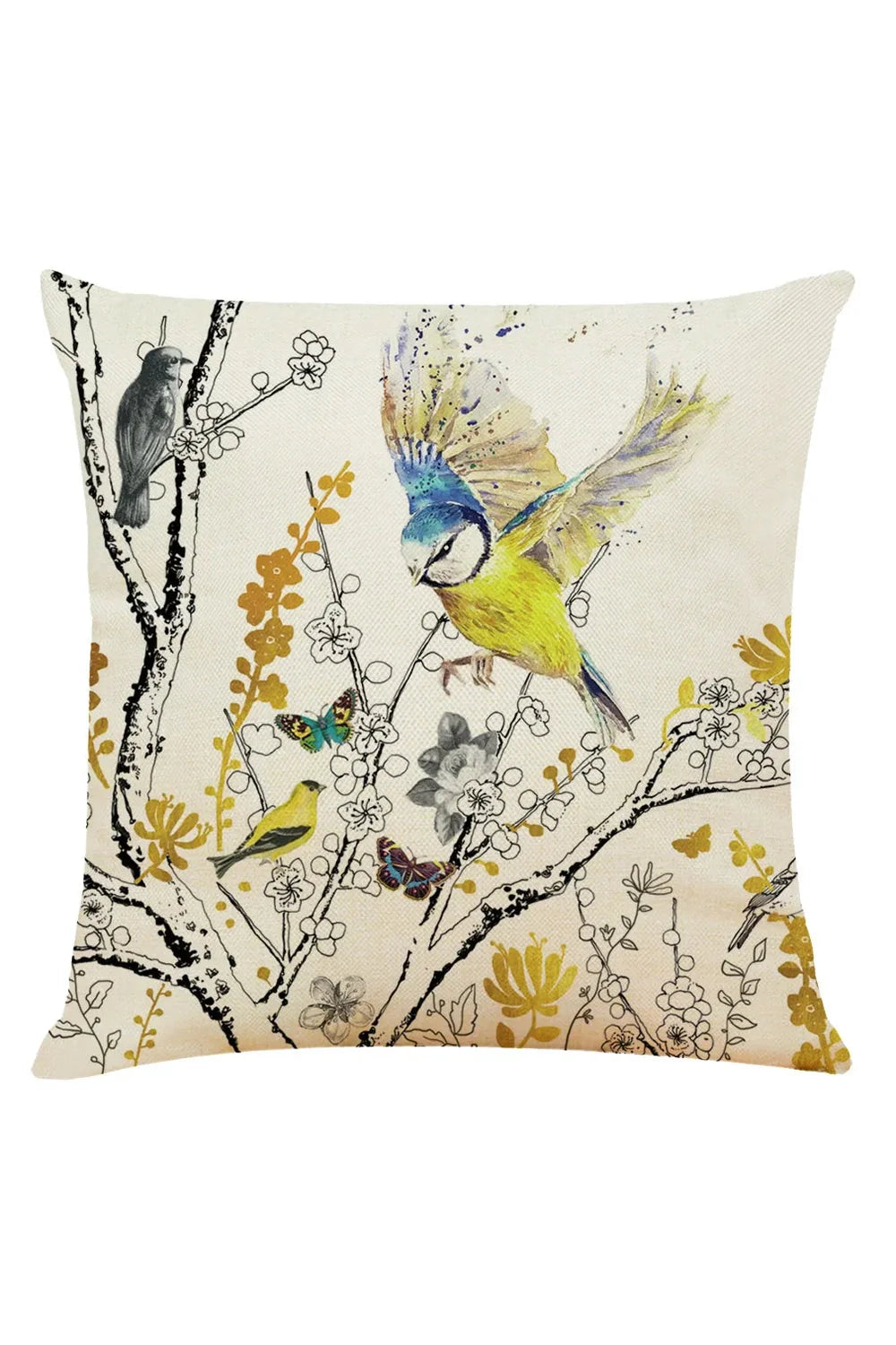 Bird Leaf Pillowcase | Bowlift