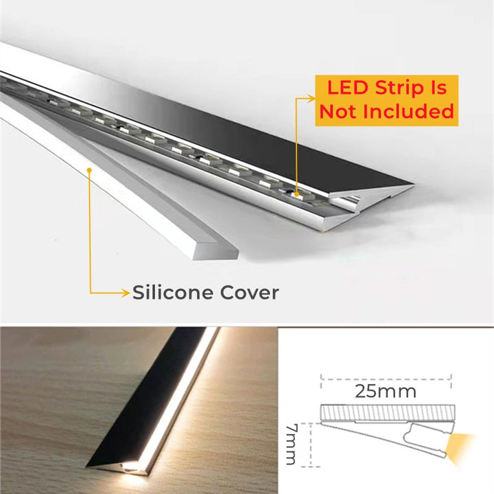 InvisiBowlifte Surface Aluminum Thin Light Panel | Bowlift