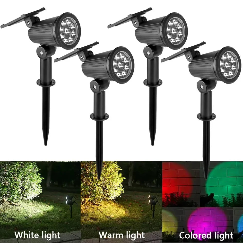 Solar LED Garden Spotlight Outdoor | Bowlift