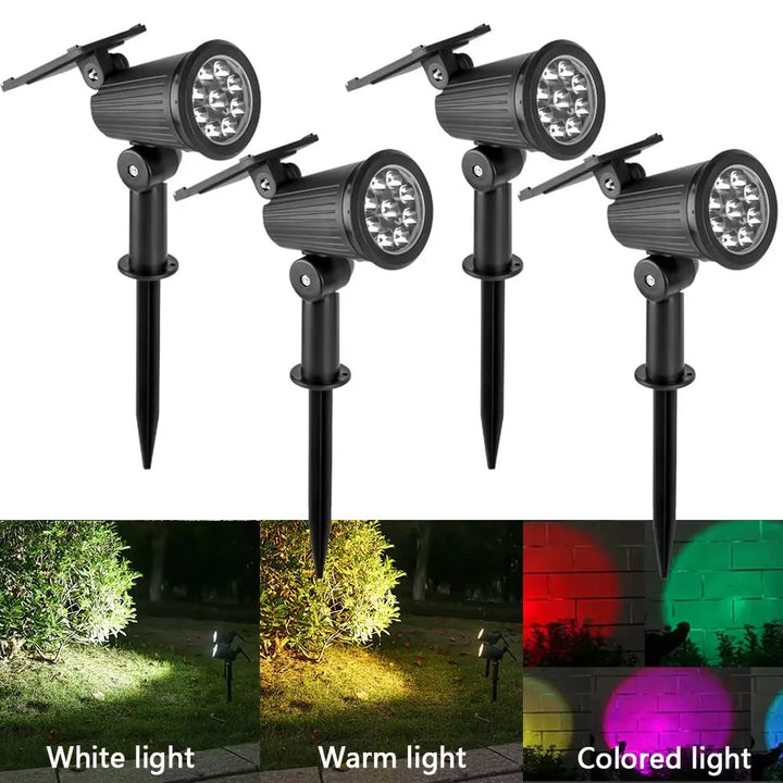 Solar LED Garden Spotlight Outdoor | Bowlift