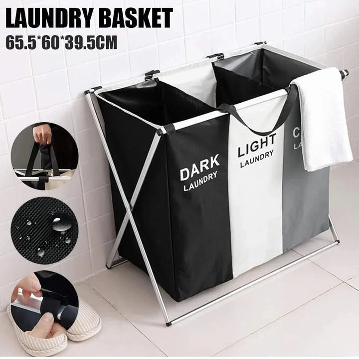 BowLift | Practical laundry sorter with 3 compartments