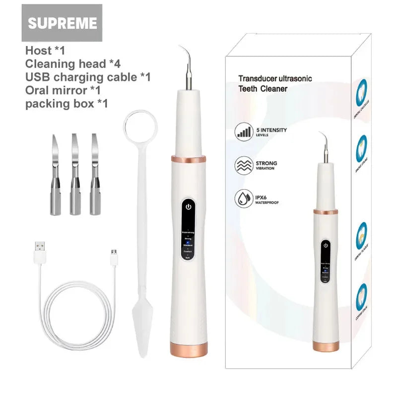 BowLift | DentoraSonic | Ultrasound dental care device for dogs & cats | 5-level tartar remover | USB charging