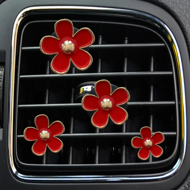 BowLift | FloraDrive Scent Clips | Flower Air Fresheners for Car | Set of 4 | Decorative Aromatherapy for Vent Slots