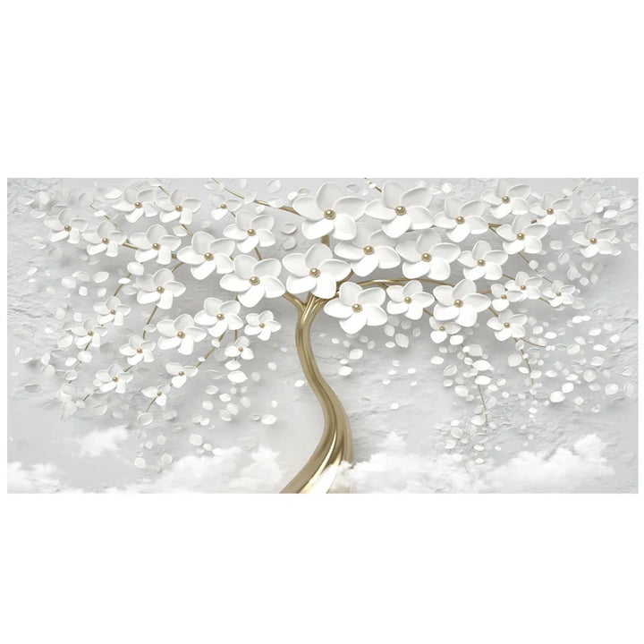 Abstract Floral Big Blossom Petal Tree Wall Art Fine Art Canvas Prints Picture For Living Room Bedroom Salon Art Decor | Bowlift
