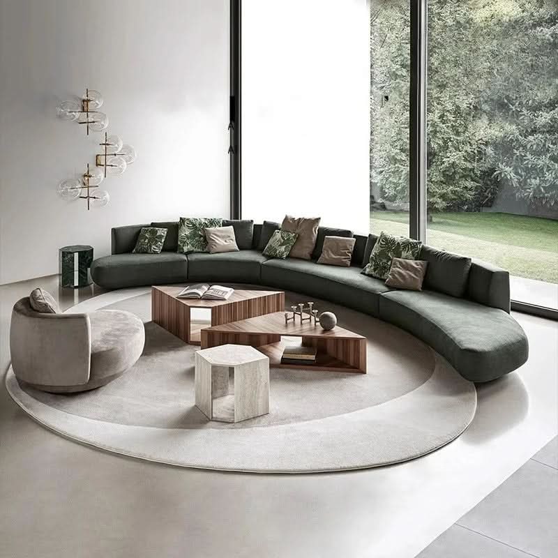 BowLift | Modern Irregular Plush Rug for Living Room and Bedroom