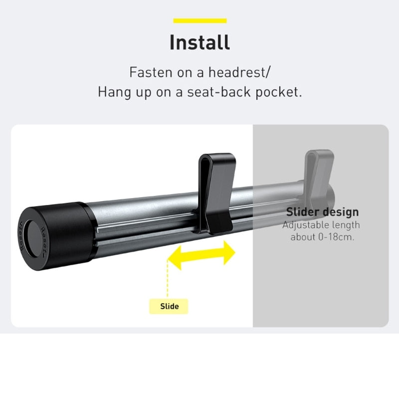 BowLift | Portable Car Back Seat Trash Bag Dispenser