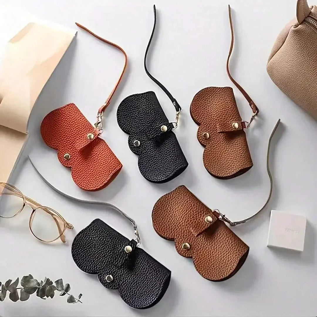 BowLift | Hanging PU Leather Sunglasses Pouch
