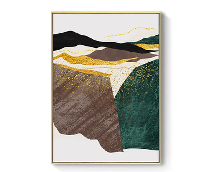 Abstract Mountain Landscape Wall Art Fine Art Canvas Prints Pictures For Modern Apartment Living Room Bedroom Hotel Room Art Decor | Bowlift