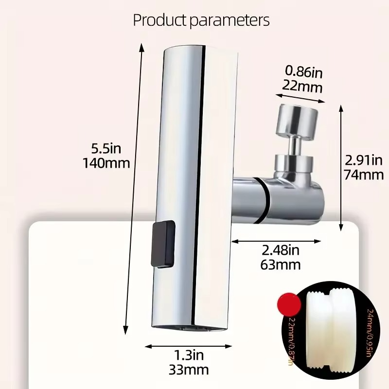 BowLift | Versatile Splash-Proof Faucet Adapter for Kitchen and Bathroom Sinks