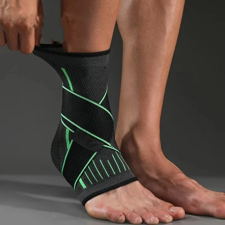 BowLift | Adjustable Compression Ankle Support Brace for Sports and Workout