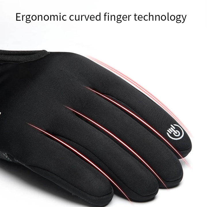 BowLift | IronRide Motorcycle Winter Gloves | Waterproof & Windproof | Fleece Lined & Touchscreen Compatible | Tactical Design
