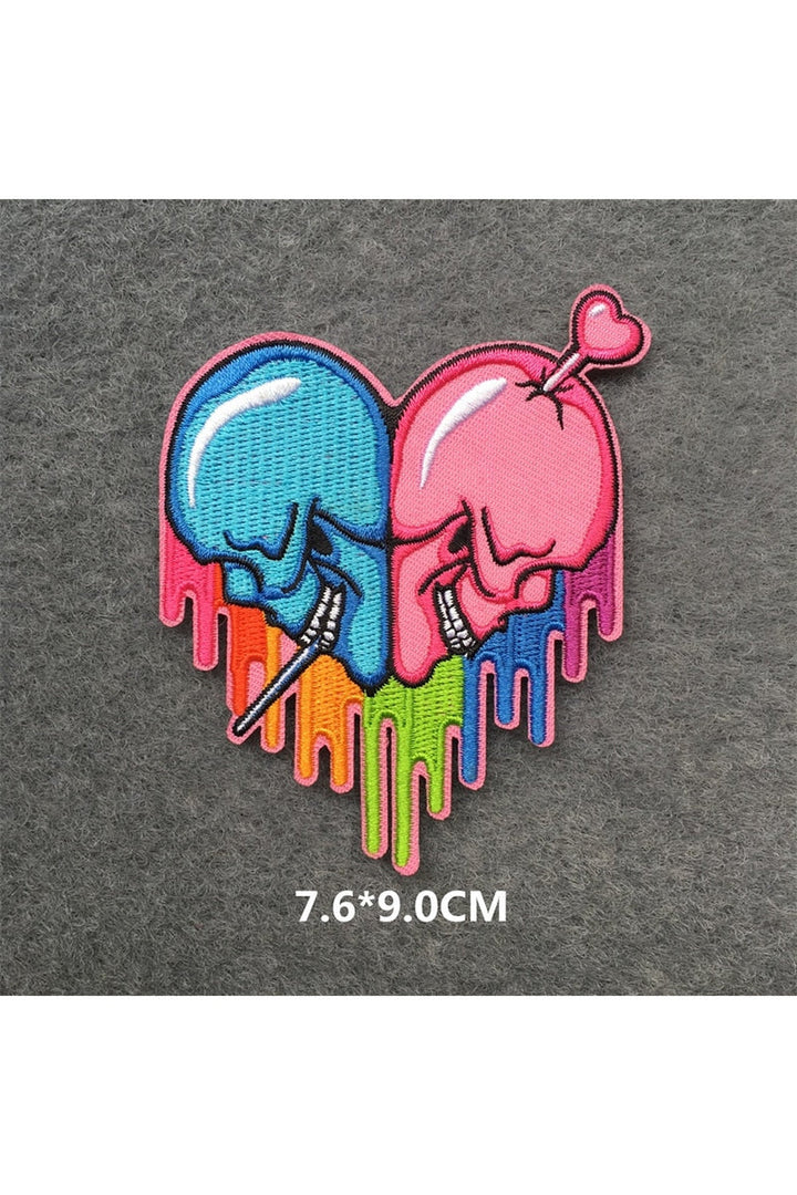 Punk embroidered patch set | Bowlift