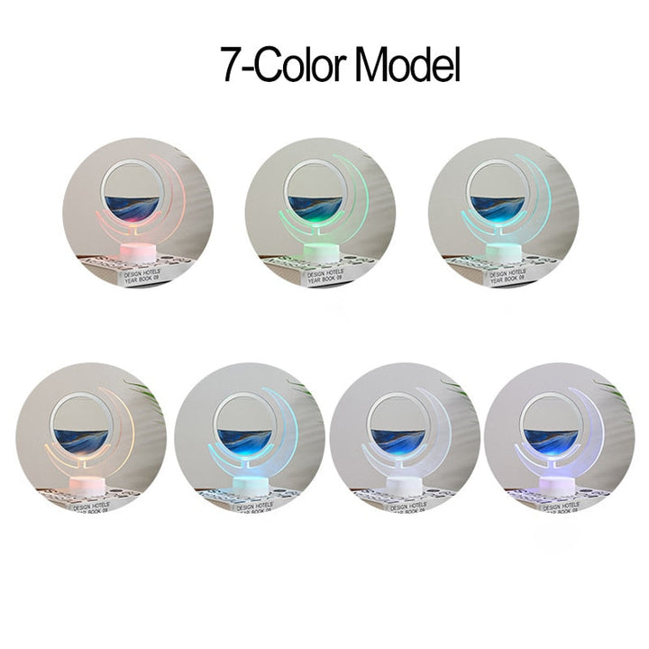BowLift | Sand Serenity Moon Shape Night Light