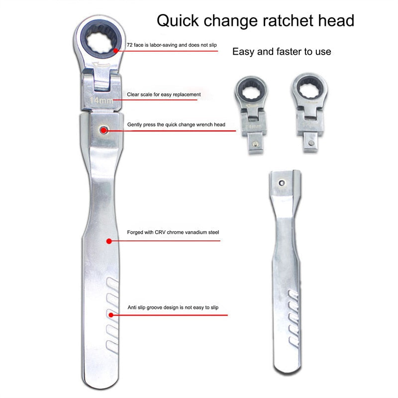 BowLift | Universal Hexagon Ratchet Tool Set
