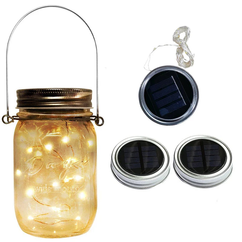 BowLift | LumiDeck Solar-Deck Light String | Waterproof & Light Controlled | For Glass Decor & Garden Lighting