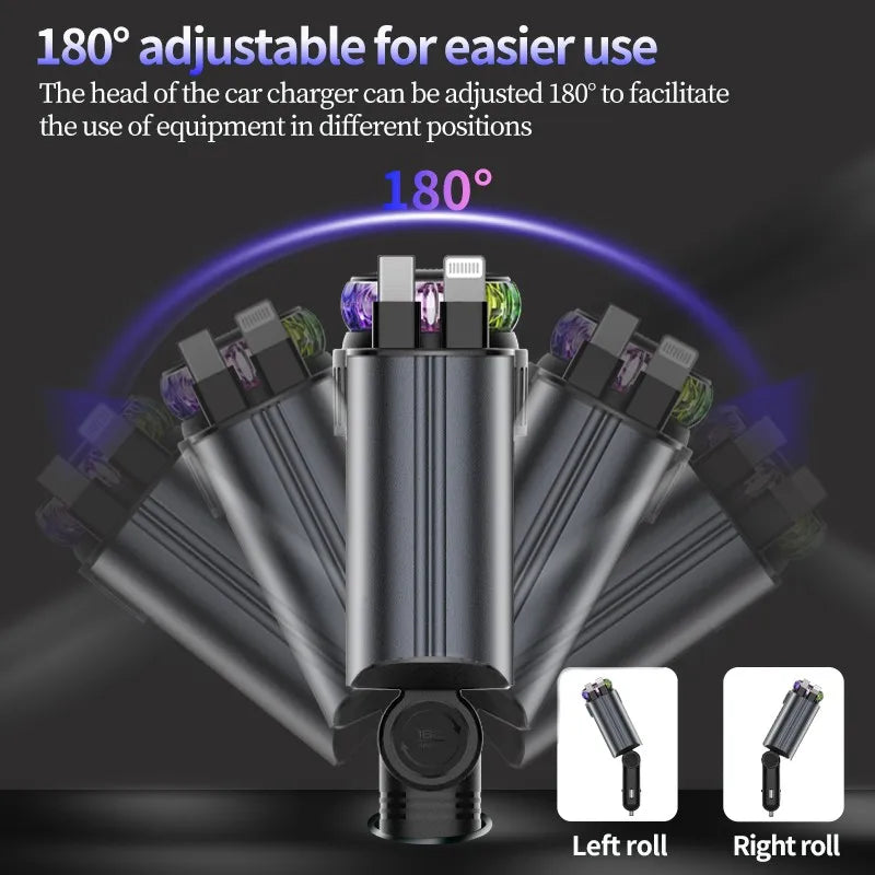 BowLift | 5-in-1 Car fast charger with Air Freshener