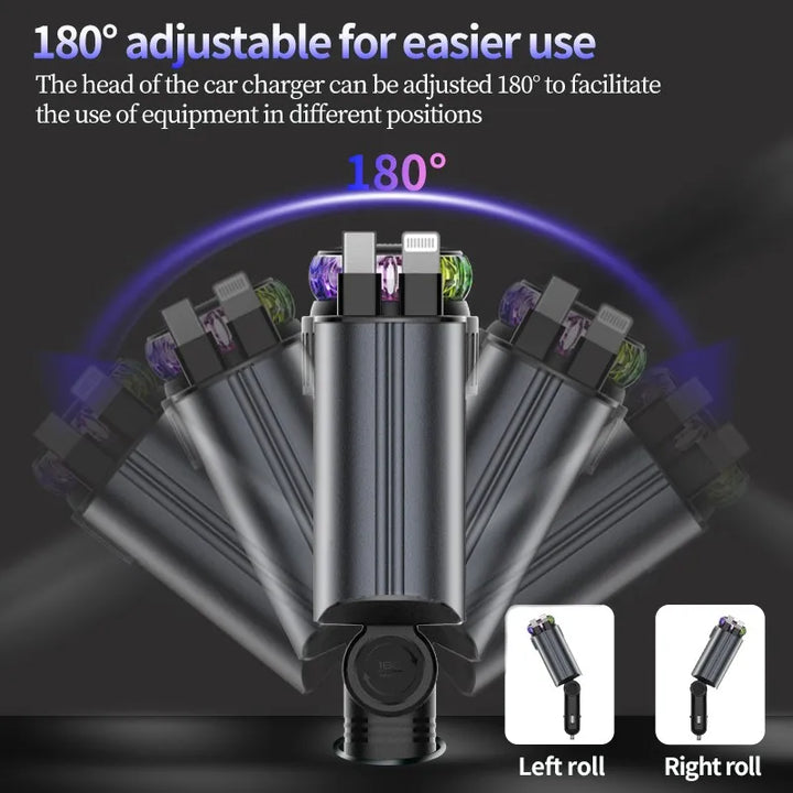 BowLift | 5-in-1 Car fast charger with Air Freshener
