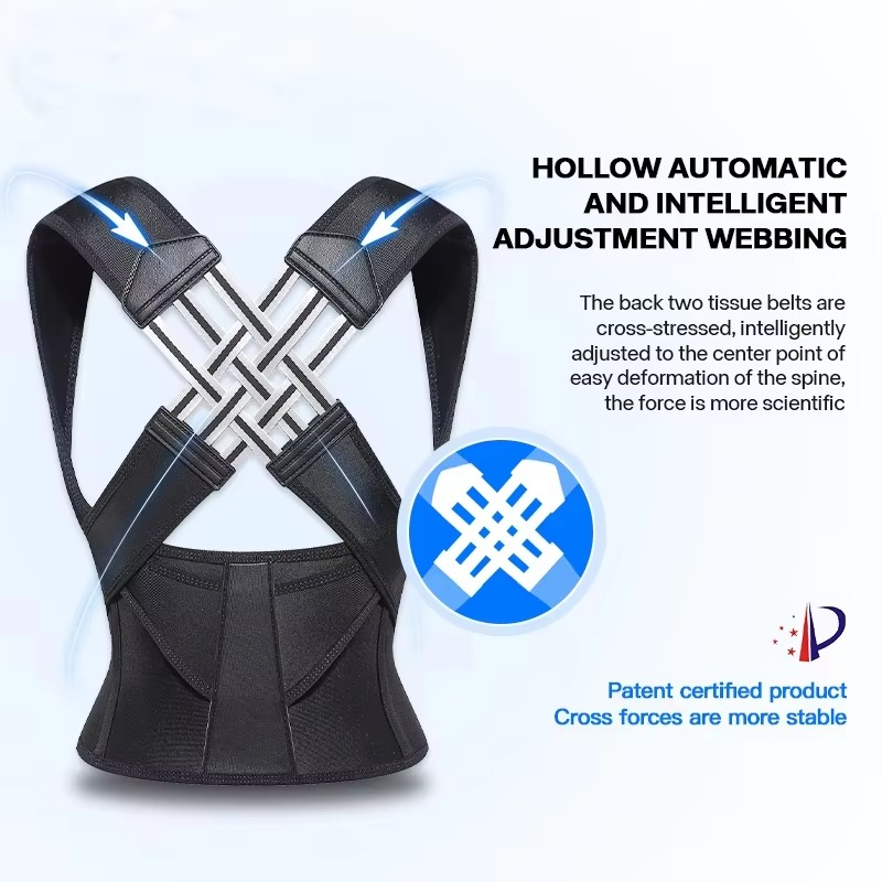 BowLift | Adjustable Posture Corrector Back Brace Support Strap for Men and Women