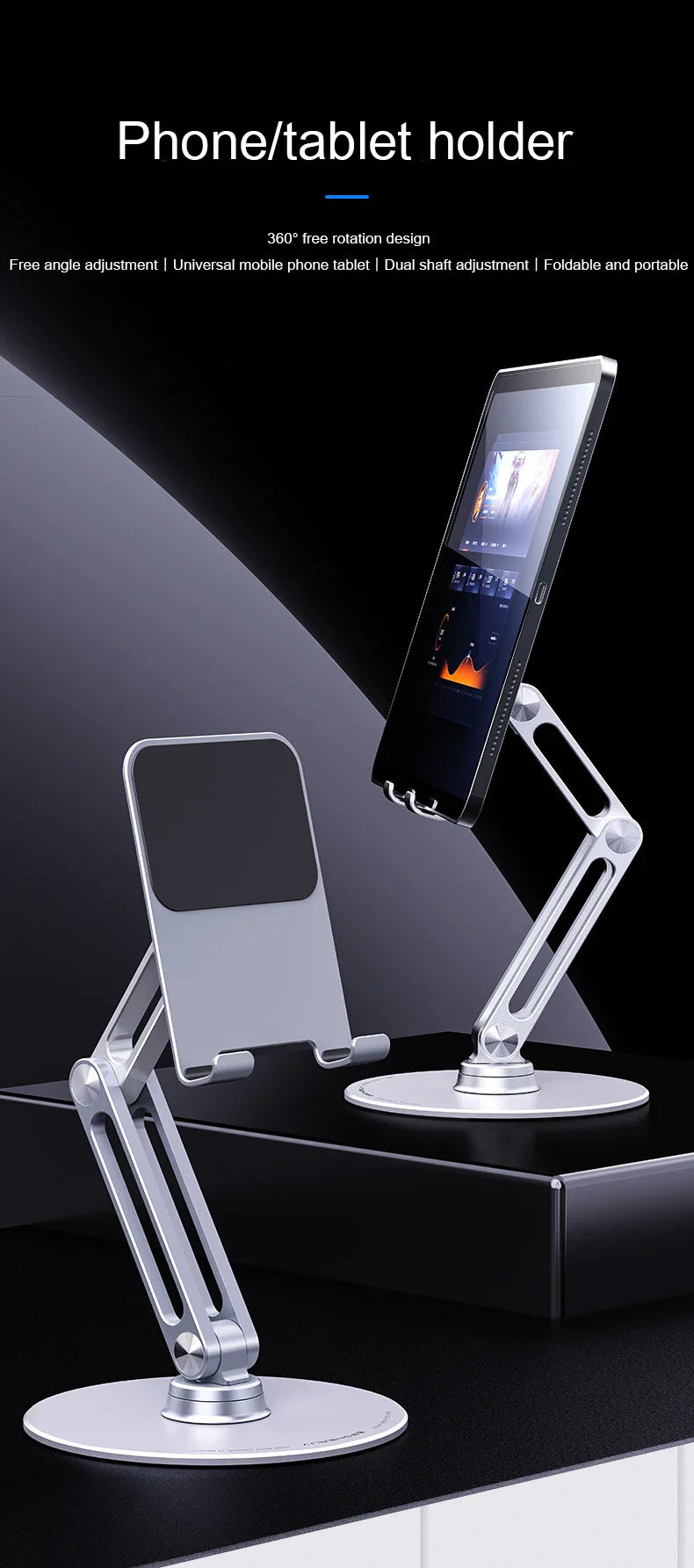 BowLift | Multifunctional Aluminum Alloy Mobile Holder