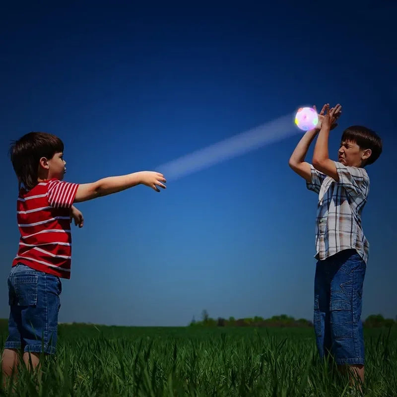 BowLift | Dog Toy GlowPaw Ball | LED Light Ball | Elastic & Bite Resistant | For Dogs, Cats & Children