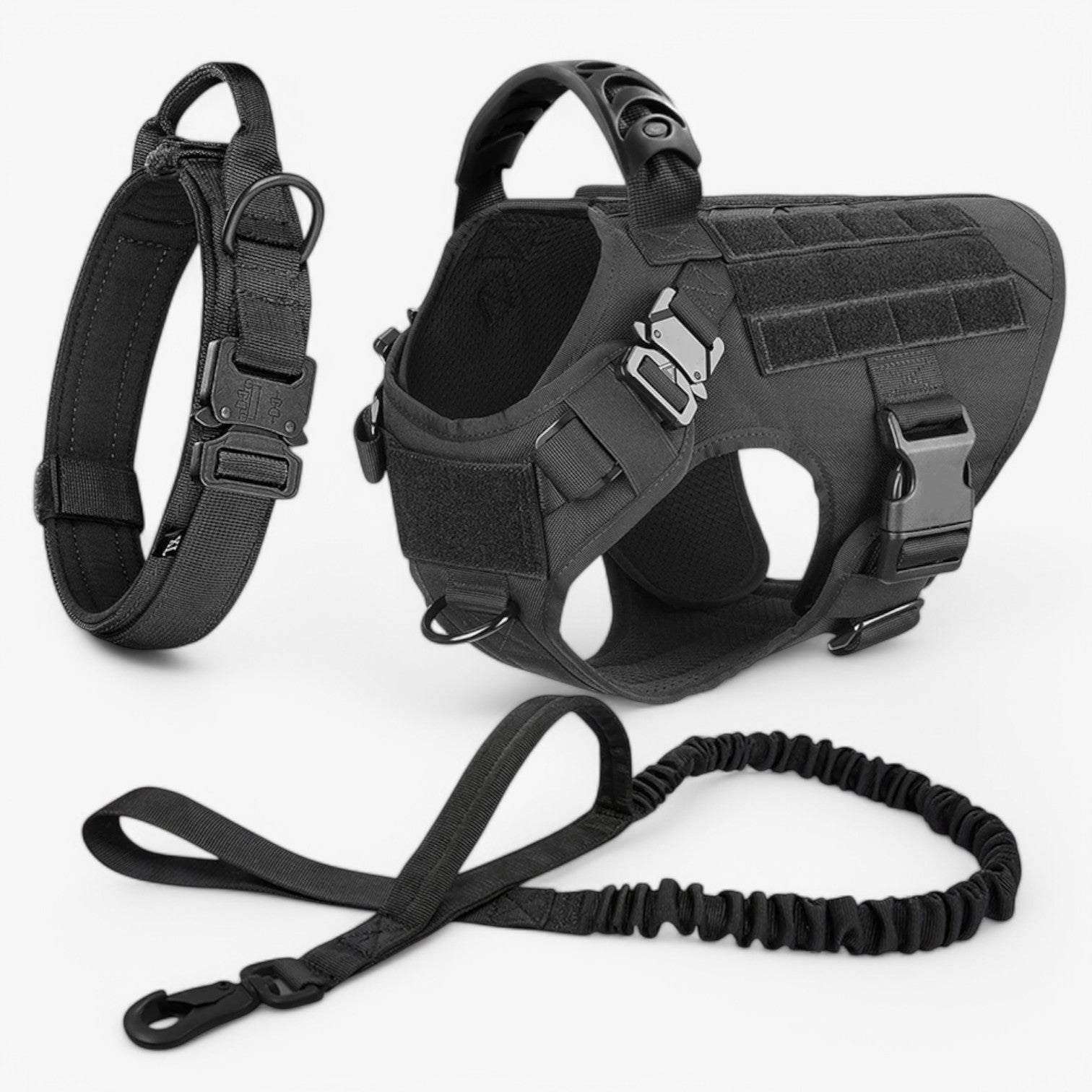 BowLift | KrachtGrip Dog Harness – Adjustable Tactical Harness for Training & Walks
