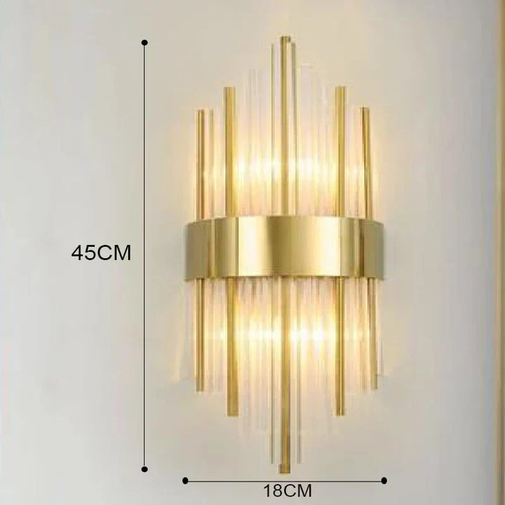 BowLift | Elegant LED Wall Lamp in Gold