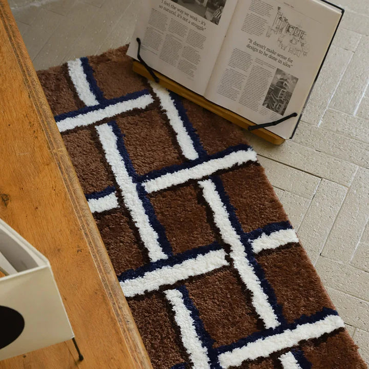 illustrative Grid Rug | Bowlift