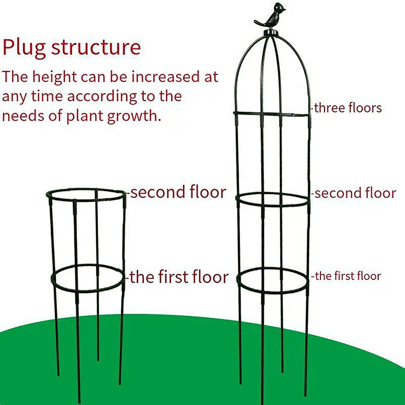 BowLift | GrowArc Garden | Plant climbing aid made of fiberglass | Stable & weatherproof | For climbing plants & vegetables