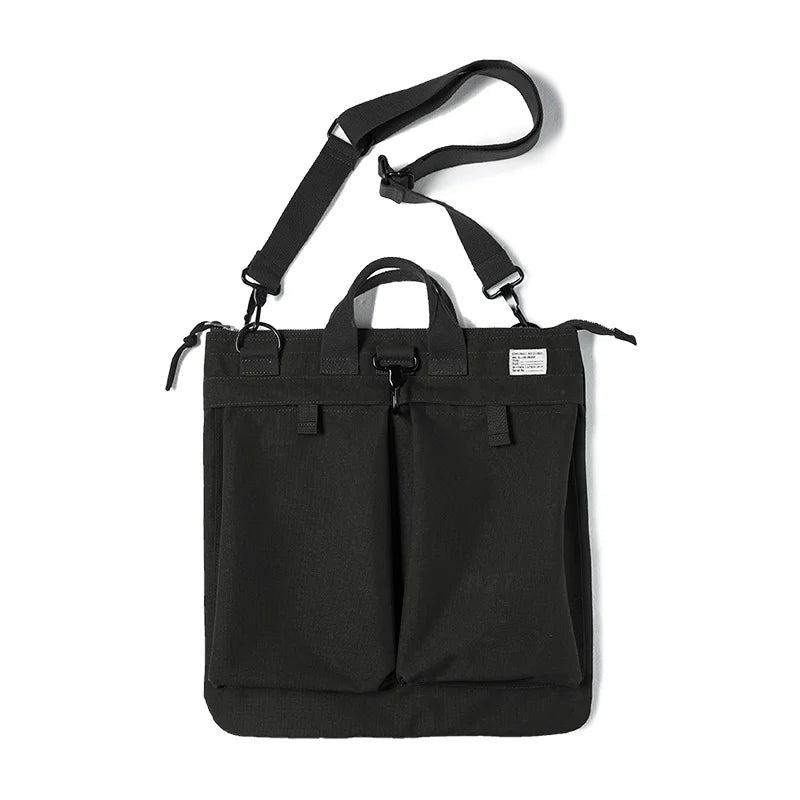 BowLift | UrbanTrek CommanderBag Tactical Men's Messenger Bag | Padded & water-repellent | For laptop, helmet & everyday use | 15.6" | Shoulder & handheld