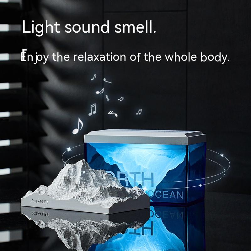 Iceberg Aromatherapy Bowliftuetooth Speaker Night Lamp | Bowlift