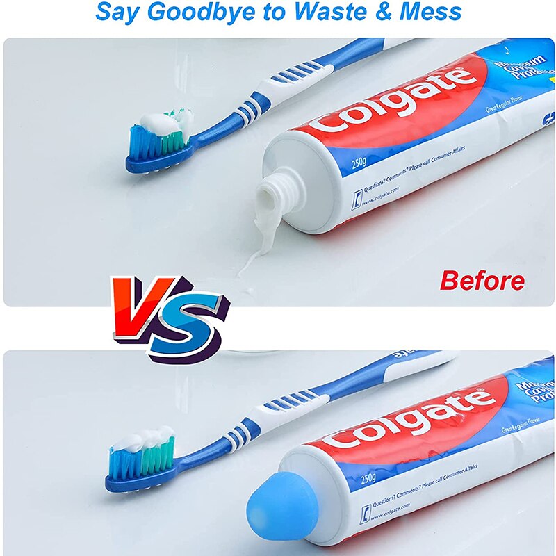 BowLift | 4pcs Anti-Waste Self-Closing Reusable Toothpaste Caps