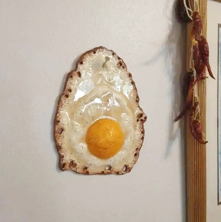 Crispy Fried Egg Wall Sculpture | Bowlift