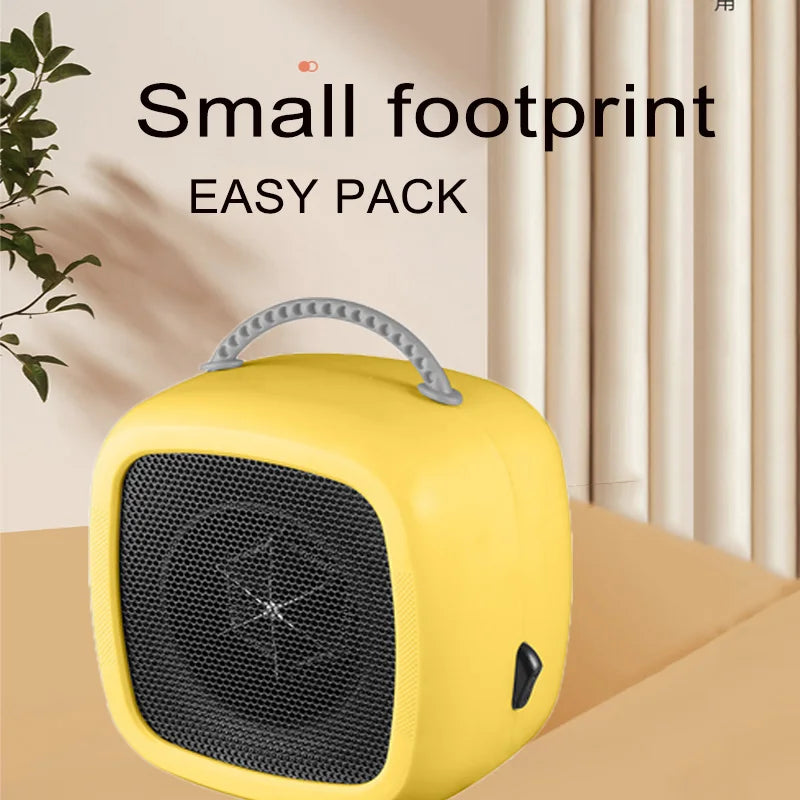 BowLift | HeatEase | Mini Table Heater | Portable PTC Ceramic Heater | 14.2×14.1×10.1 cm | Quiet & Energy Saving