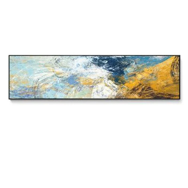 Modern Abstract Wide Format Wall Art Fine Art Canvas Prints Pictures For Living Room Above The Sofa Art For Bedroom Above The Bed | Bowlift