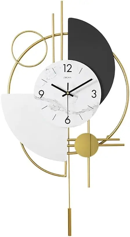 BowLift | Gold 3D Clock for Modern Interiors