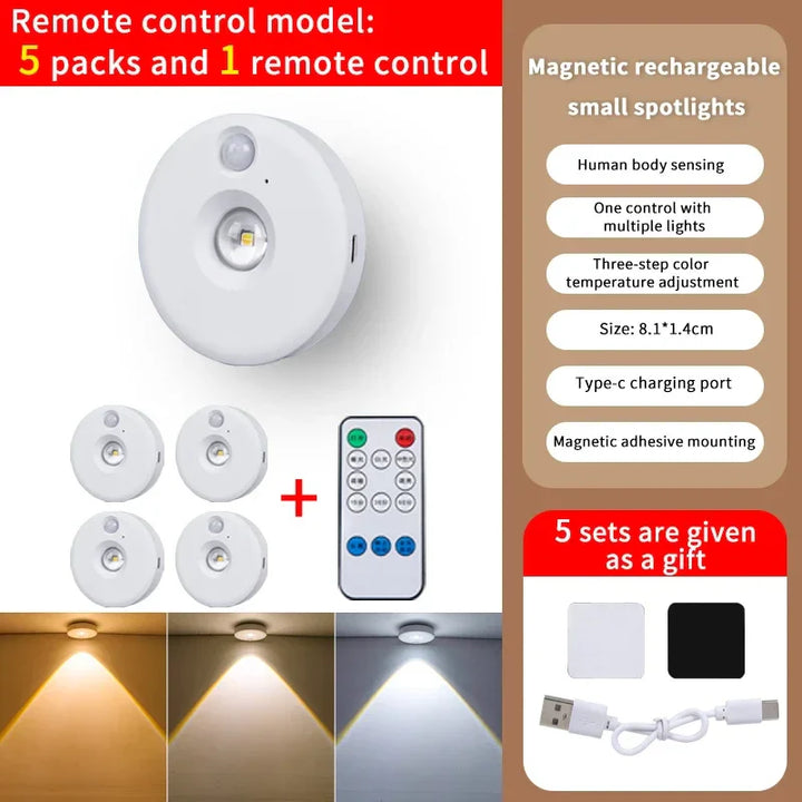 BowLift | LumoLine | PIR Motion Detector LED Light | Dimmable & Rechargeable | Wireless