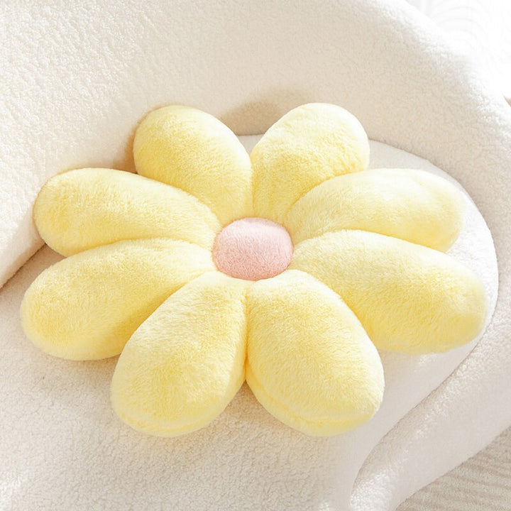 Fluffy Daisy Cushion - Pastel | Bowlift