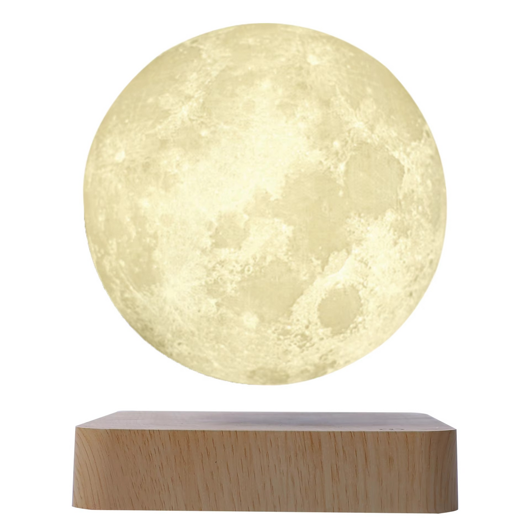 BowLift | Floating 3D Printed Galaxy Lamp with Magnetic Levitation Base – 5.5 Inch