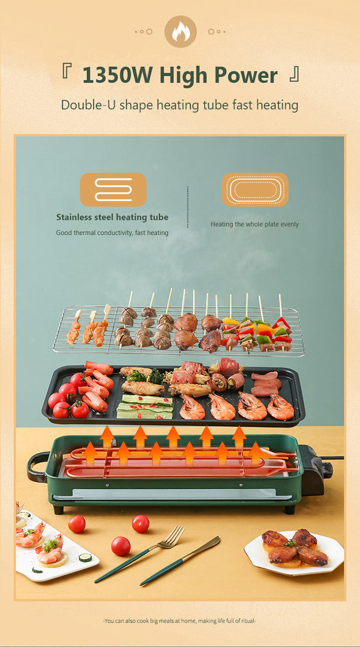 BowLift | Smokeless Adjustable Electric Grill