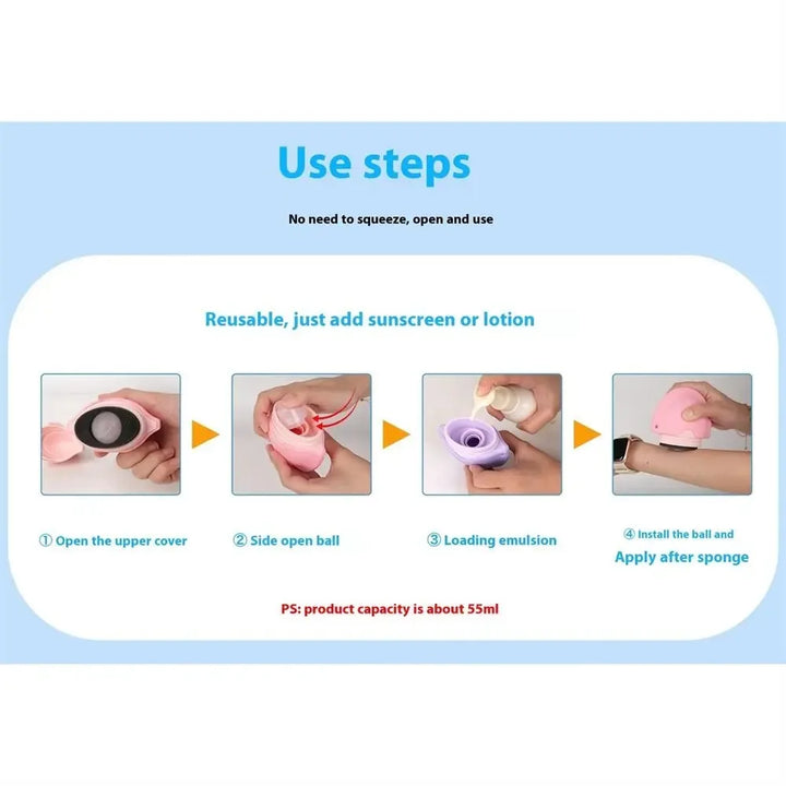 BowLift | Refillable Silicone Sunscreen Roller