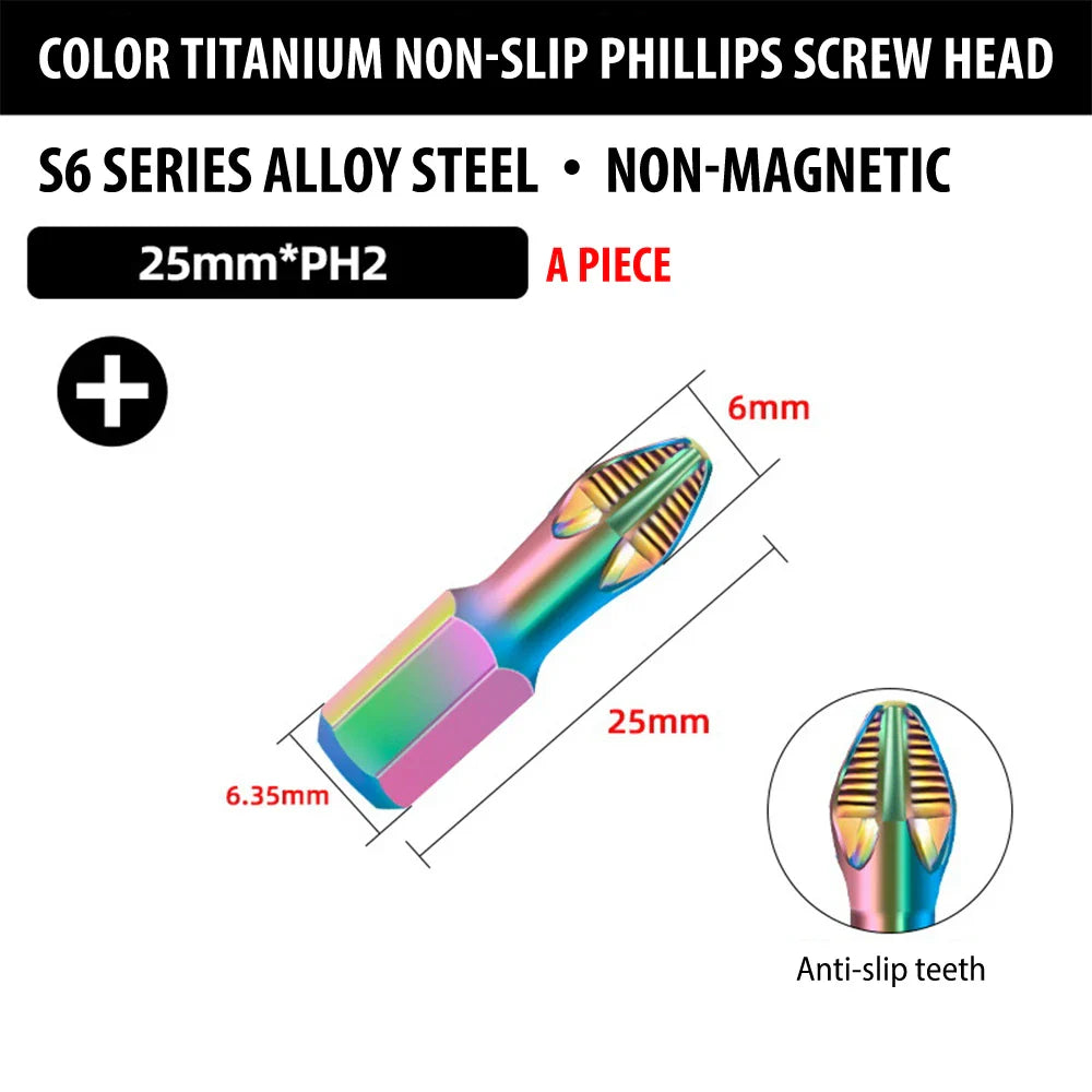BowLift | Magnetic Titanium Impact Anti-Slip Screw Head