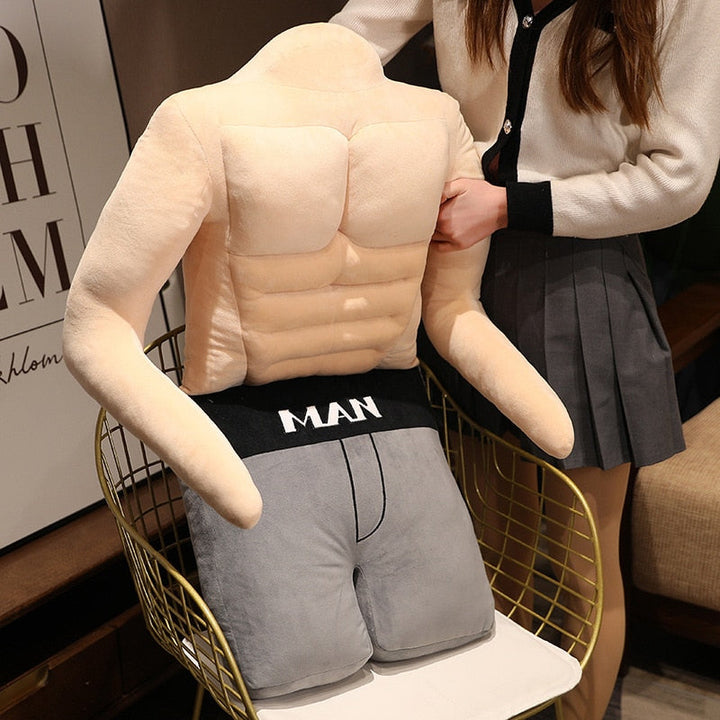 BowLift | Muscle Man Strong Cuddly Body Pillow Cushion