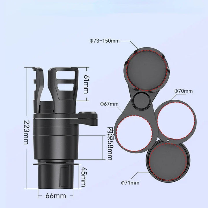 BowLift | 4 In 1 Adjustable Car Cup Holder