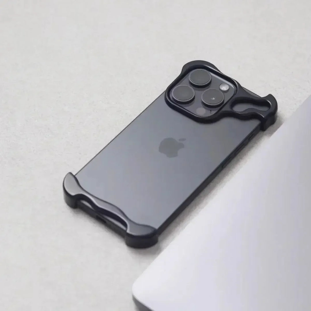 BowLift | Luxury Irregular Metal Bumper Phone Case