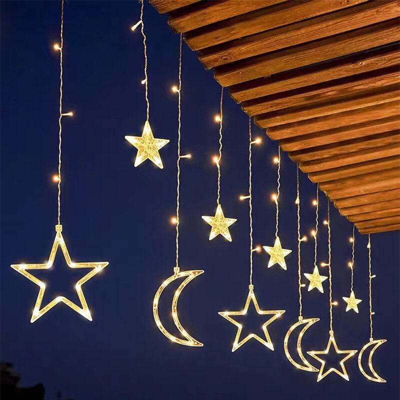 BowLift | Solar Moon Star Lamp LED String Lights Decoration
